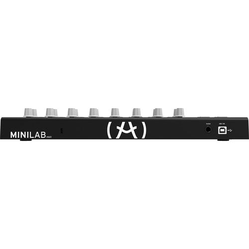 Arturia MiniLab Mk II Inverted Portable USB-MIDI Controller (Black) (Open Box)