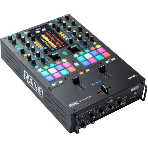Rane DJ Seventy Two MKII + Odyssey Innovative Designs Universal 12" Flight Zone DJ Mixer Case (Black & Chrome)