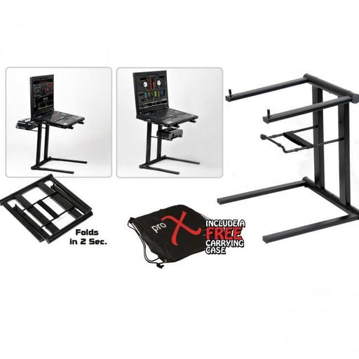 T-LPS600 DJ Foldable Laptop Stand w/ Free Carrying Bag - Rock and Soul DJ Equipment and Records