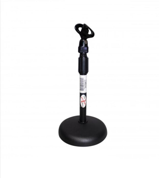 ProX Mic Stand, Desktop Round Base - Rock and Soul DJ Equipment and Records