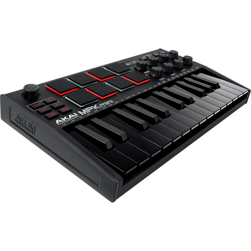 akai mpk mini sustain pedal Akai Professional MPK Mini MKIII 25-Key MIDI Controller (Black) — Rock and Soul DJ Equipment and Records