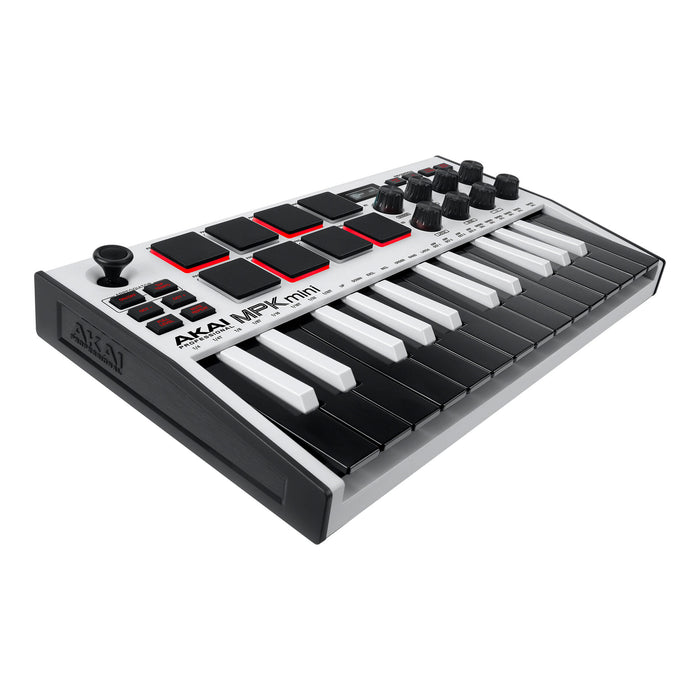 Akai Professional MPK Mini MKIII 25-Key MIDI Controller (White)