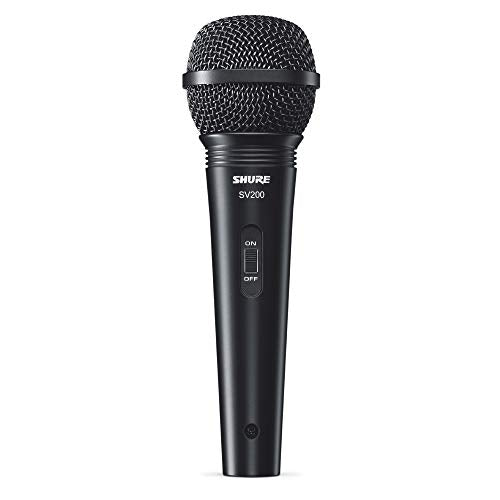 Shure SV200 Vocal Microphone with Dent-Resistant Grille and Cable