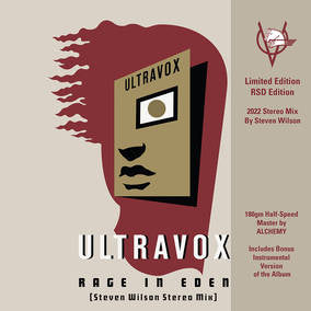 Ultravox - Rage In Eden [Steven Wilson Stereo Mix] - CD(x2) RSD-BF 2022