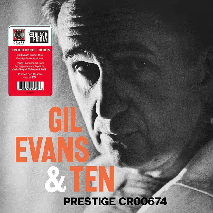 Evans, Gil & Ten - Gil Evans & Ten (Mono Edition) - Vinyl LP - RSD 2023 - Black Friday