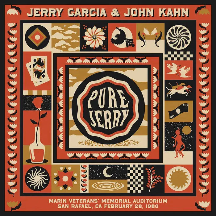 Garcia, Jerry & John Kahn - Pure Jerry: Marin Veterans Memorial Auditorium, San Rafael, CA - February 28, 1986 - Vinyl LP(x2) - RSD 2023 - Black Friday