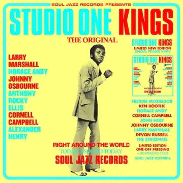 Soul Jazz Records presents - STUDIO ONE KINGS - Vinyl LP(x2) - RSD 2023 - Black Friday