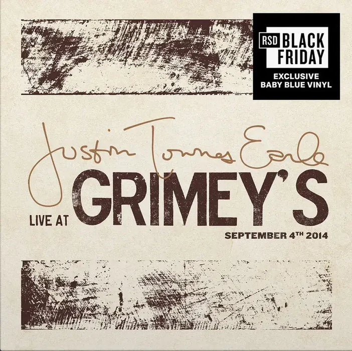 Earle, Justin Townes  - Live at Grimey's - Vinyl LP - RSD 2023 - Black Friday