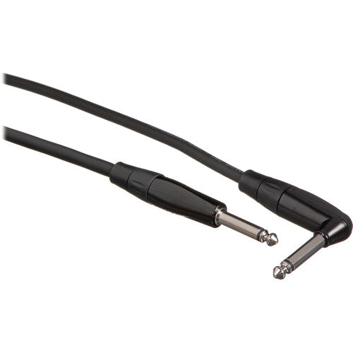 Hosa HGTR-015R REAN Straight to Right Angle Pro Guitar Cable, 15 Feet