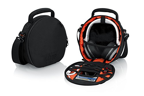 Gator Cases G-CLUB Series Carry Bag for DJ Style Headphones and Accessories; (G-CLUB-HEADPHONE),Black