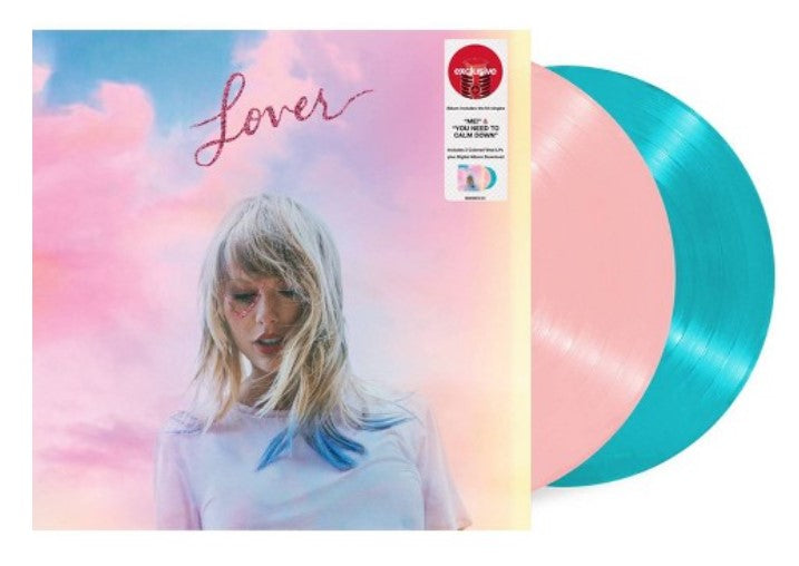 Taylor Swift - Lover (Baby Pink & Light Blue Vinyl) [LP]