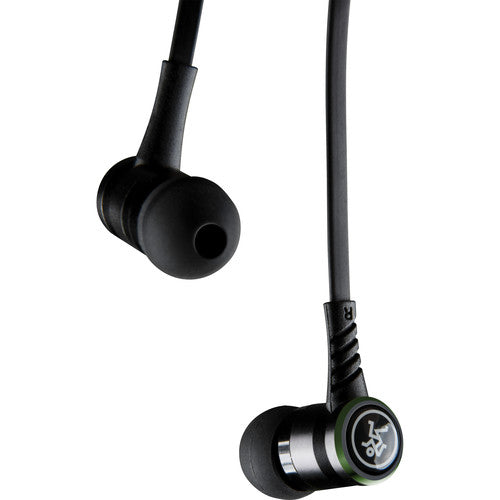 Mackie CR Series, Professional Fit Earphones High Performance with Mic and Control (CR-BUDS) ,Black