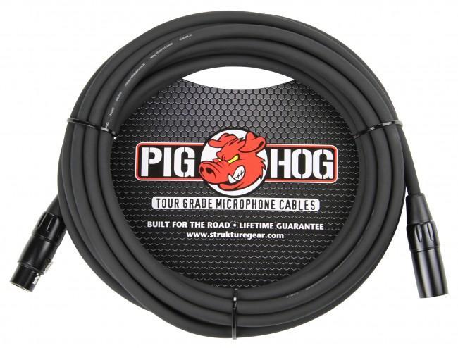 Pig Hog PHM25 25' 8mm XLR Microphone Cable - Rock and Soul DJ Equipment and Records