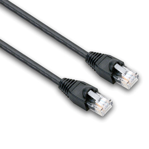 Hosa Technology Cat5e 10/100 Base-T Ethernet Cable (25', Black)