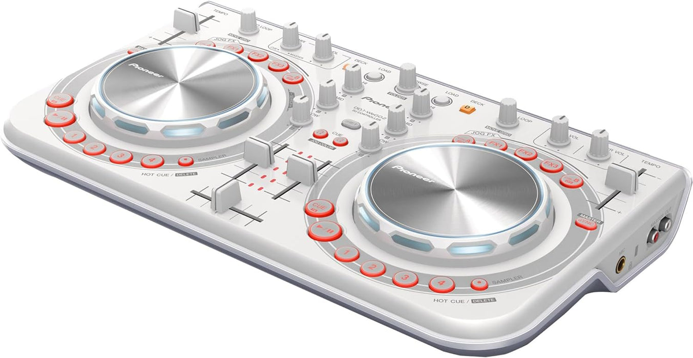 Pioneer DDJ-WeGo 2-W DJ Controller, White (Open Box)