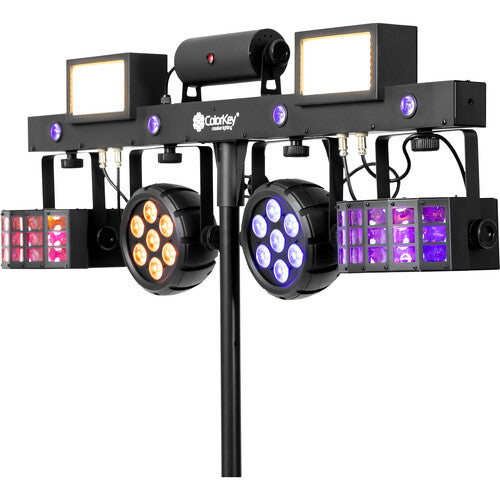 ColorKey PartyBar Pro 1000 Professional All-in-One Multi-Effects Lighting Package
