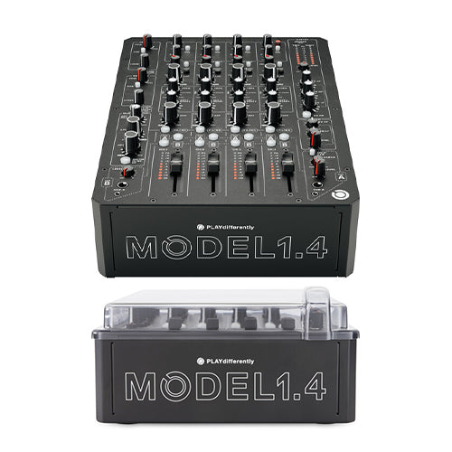 PLAYdifferently MODEL 1.4 DJ Mixer + Decksaver Dust Cover