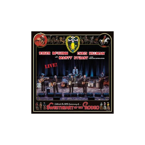 McGuinn, Roger, Chris Hillman & Marty Stuart - Sweetheart Of The Rodeo 50Th Anniversary - Live (Gold Vinyl/Limited Edition/RSD Exclusive 2024) - Vinyl LP(x2) - RSD 2024