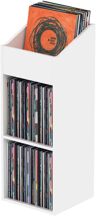 Glorious Record Rack 330 White - Rock and Soul DJ Equipment and Records