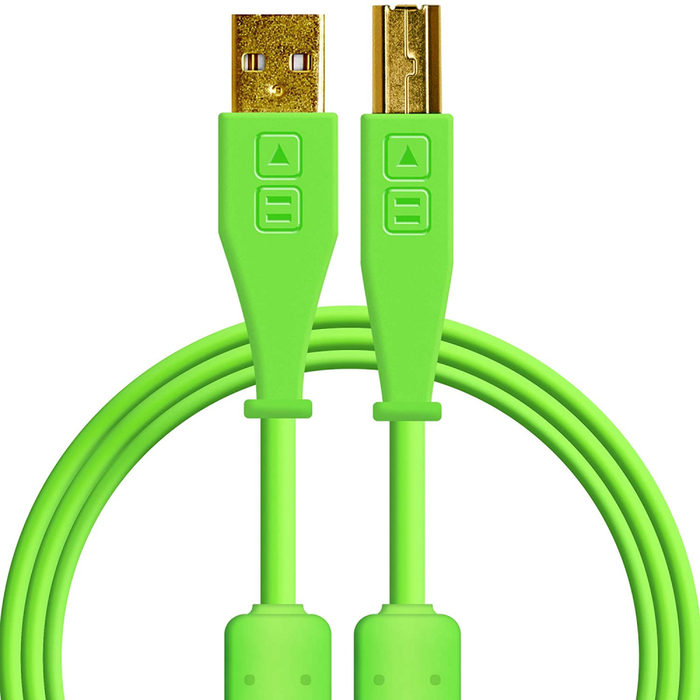Chroma Cables: Audio Optimized USB Cables - Green USB-A to USB-B