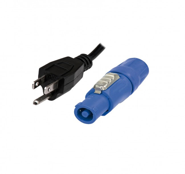 ProX 6FT Powercon Blue to Edison 110V Power Cord [XC-PWCE14-06]