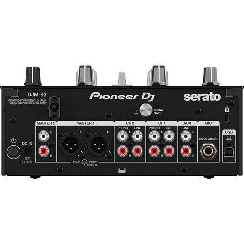 Pioneer DJ DJM-S3 2-channel Scratch Mixer With Serato Dvs