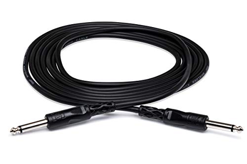 Hosa CPP-105 1/4" TS to 1/4" TS Unbalanced Interconnect Cable, 5 Feet