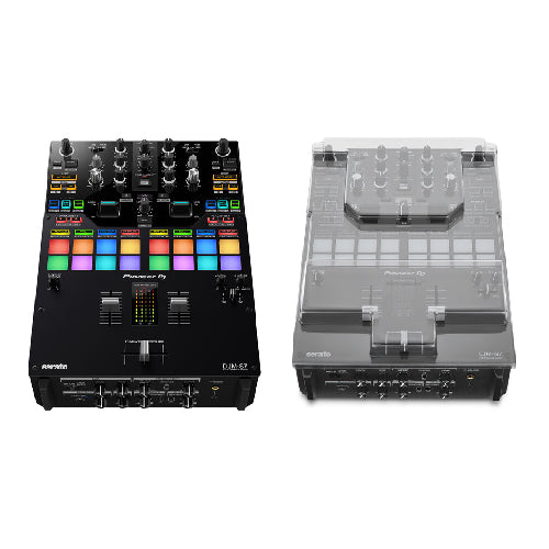 Pioneer DJ DJM-S7 Scratch Style DJ Mixer + Decksaver Dust Cover