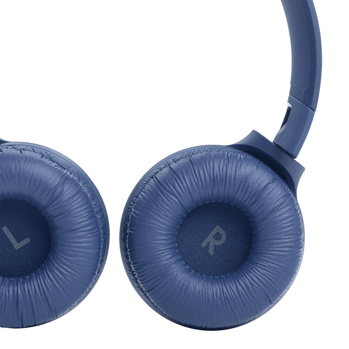JBL Tune 510BT Wireless On-Ear Headphones (Blue)
