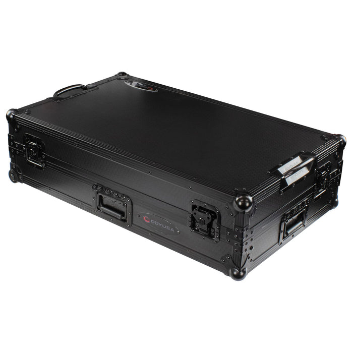 RANE FOUR I-Board Flight Case with Glide Style Laptop Platform and Wheels