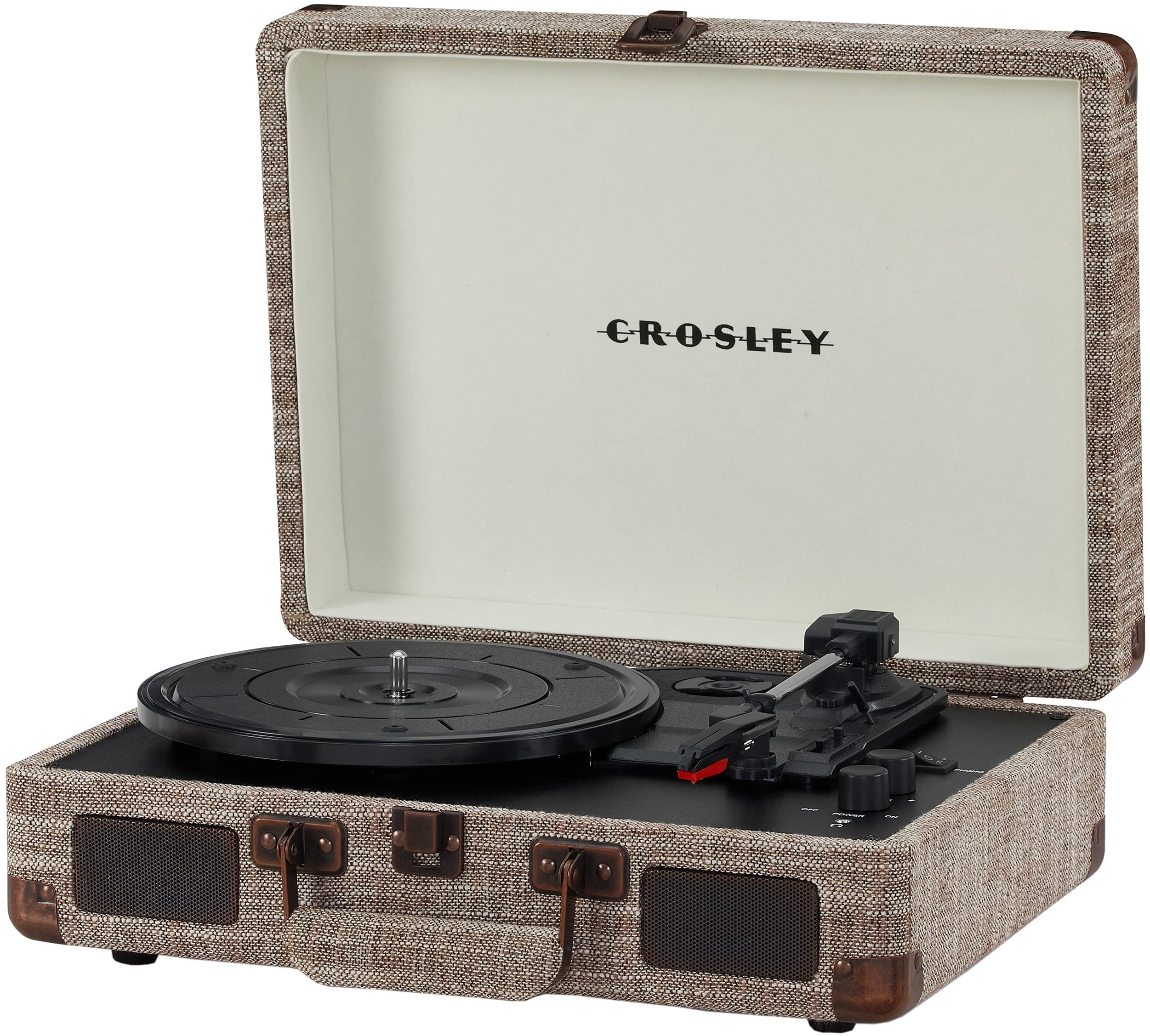 Crosley CR8005F-HA Cruiser Plus Vintage 3-Speed Bluetooth In/Out Suitc ...