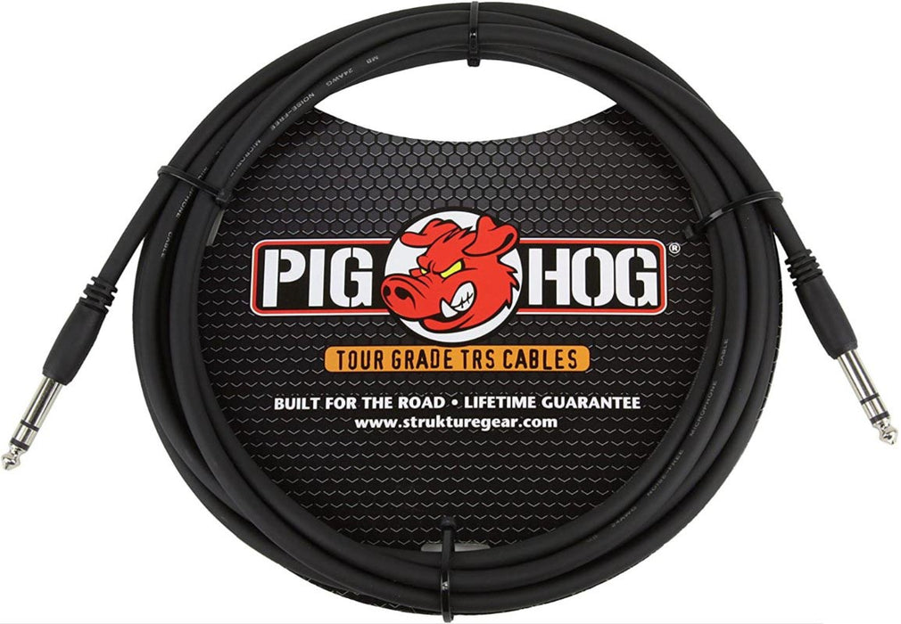 Pig Hog PTRS10 Cable - 1/4'' TRS, 10 ft