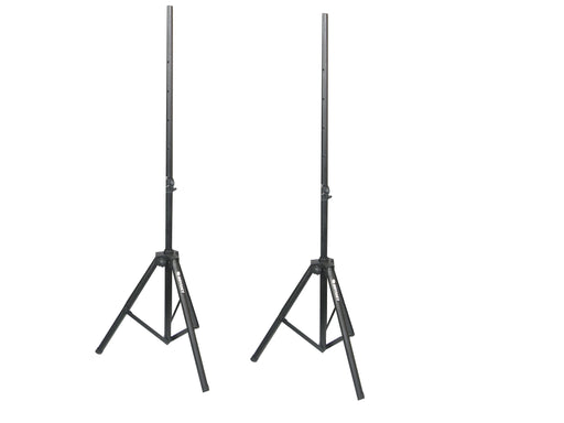 Odyssey Cases LTS2X2B New 8 Feet 2 Dual Speaker Stand Pack With Carrying Bag - Rock and Soul DJ Equipment and Records
