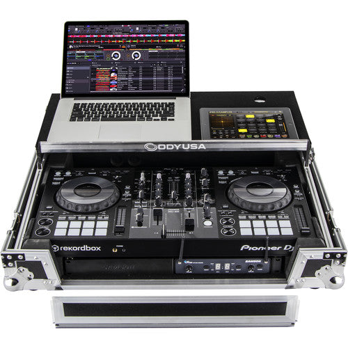 Pioneer DJ DDJ-800 + Odyssey Innovative Designs Pioneer DDJ-800 DJ Controller Glide Style Case with 1U 19" Bottom Rack