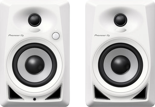 Pioneer DM-40-W 4" Desktop Monitor Speakers (pair) in White - Rock and Soul DJ Equipment and Records