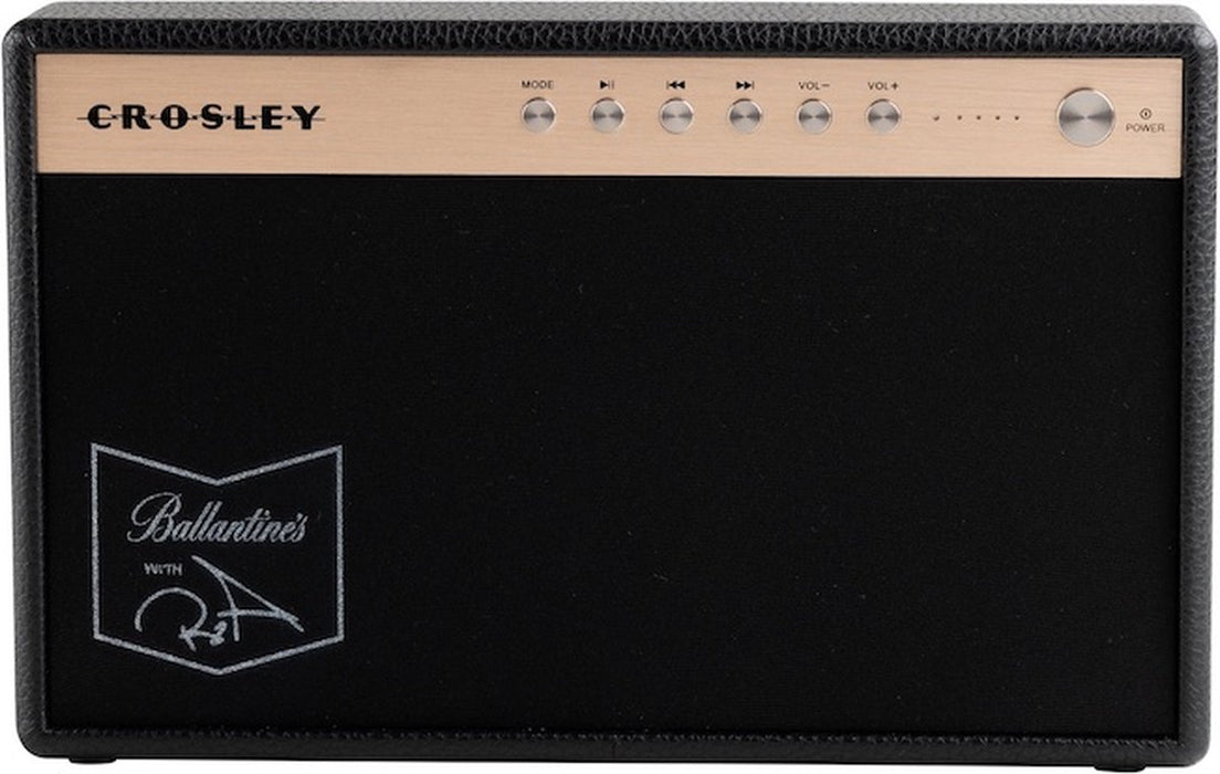 Crosley CR31112A-BA1 Ballantine's x Crosley with RZA | Limited Edition Montero Bluetooth Speaker - Black