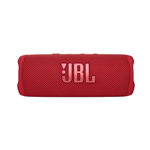 JBL Flip 6 - Portable Bluetooth Speaker, powerful sound and deep bass, IPX7 waterproof, 12 hours of playtime, JBL PartyBoost for multiple speaker pairing, speaker for home, outdoor and travel (Red)