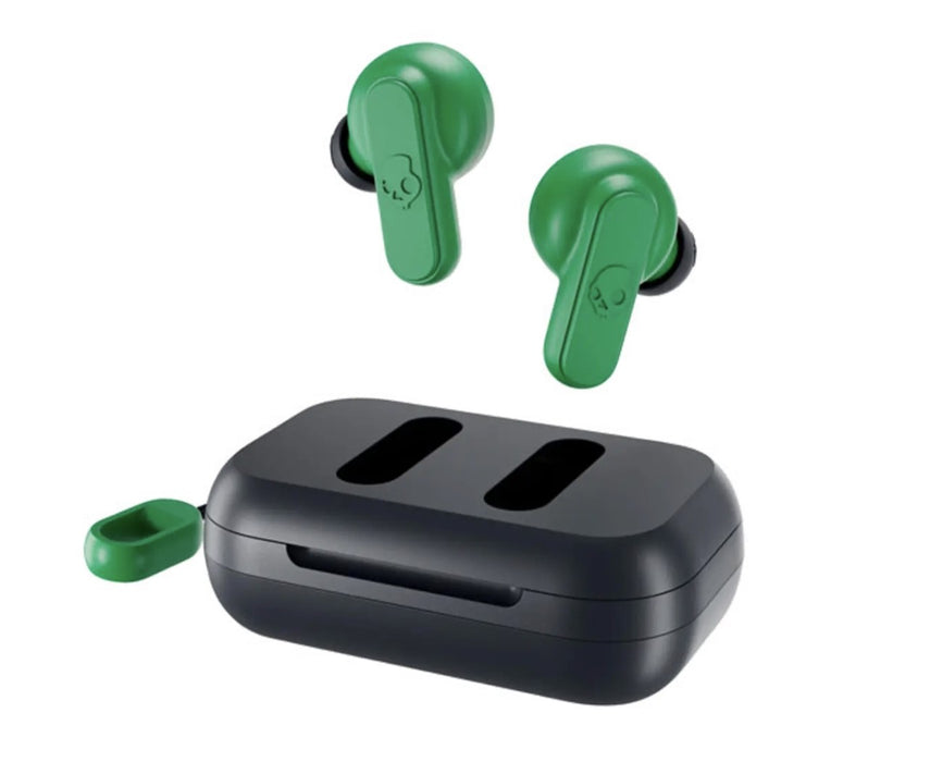Skullcandy Dime 2 In-Ear Wireless Earbuds with Microphone and Bluetooth - Blue/Green