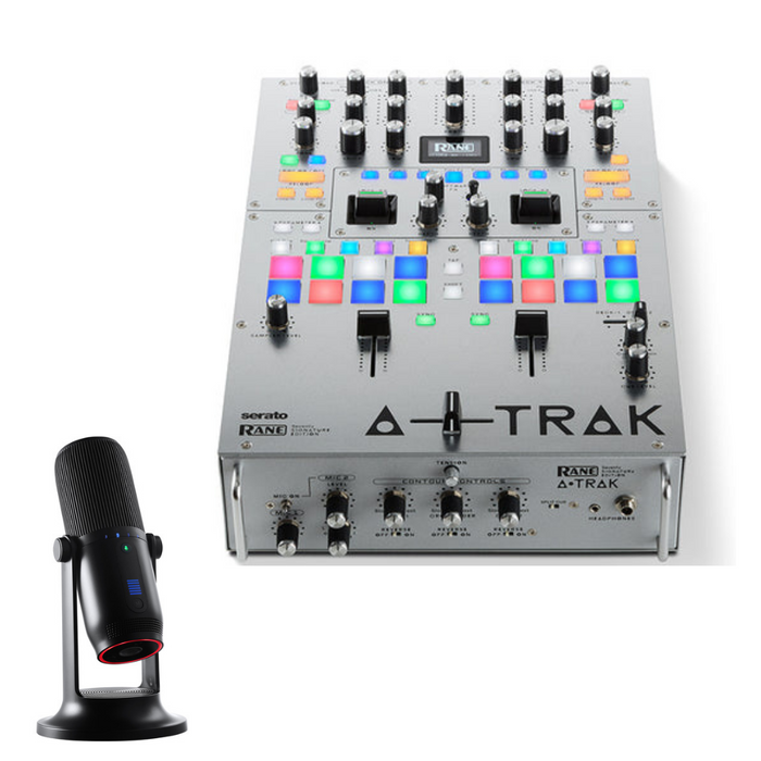 Rane DJ Seventy Mixer A-TRAK Edition + Free THRONMAX MDrill One USB Microphone