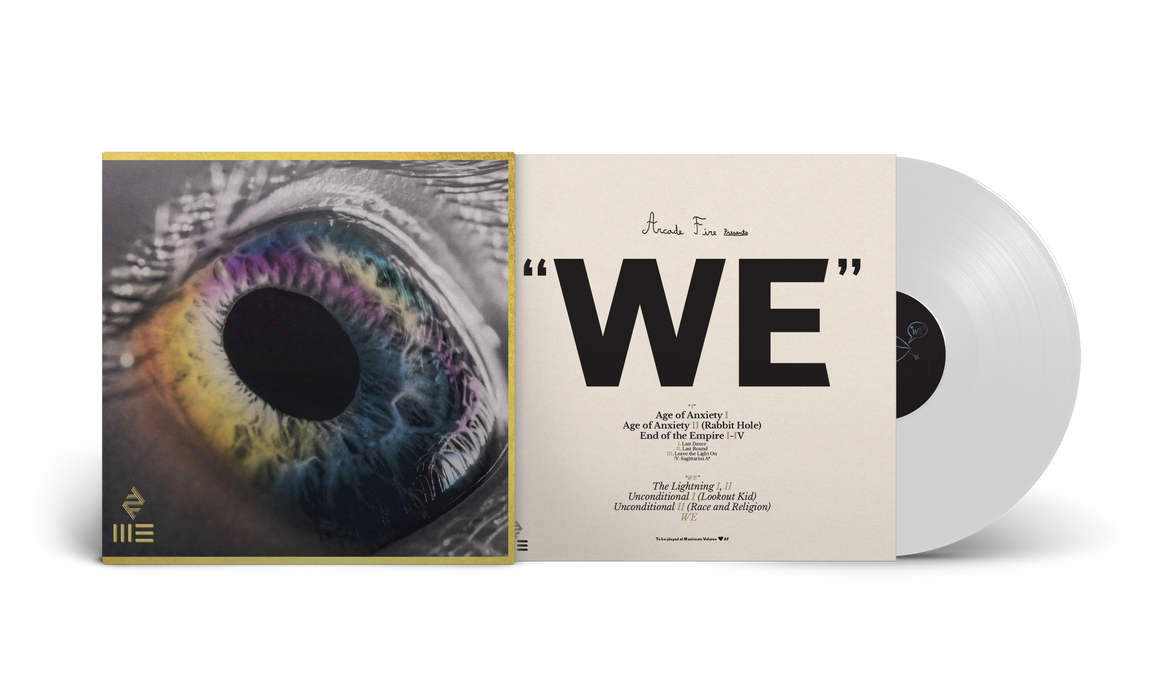 Arcade Fire WE (Colored Vinyl, White, 180 Gram Vinyl, Gatefold LP Jacket, Poster)