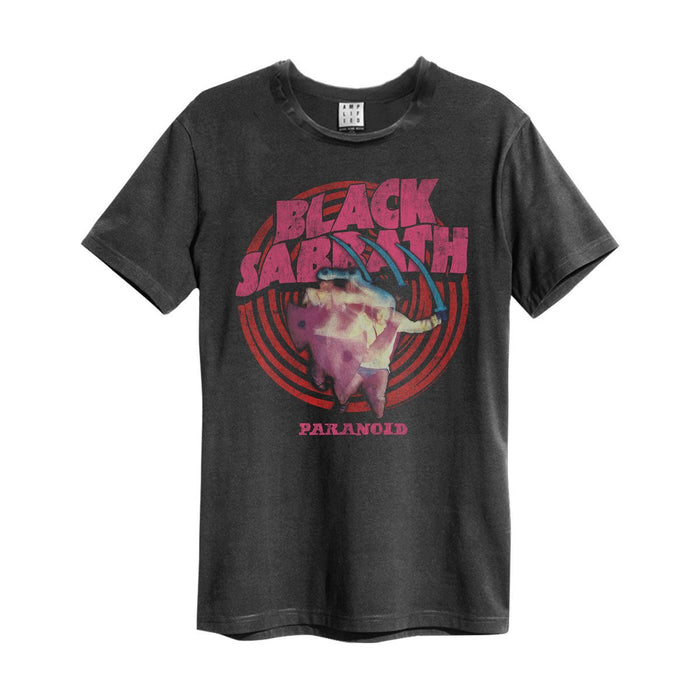 Black Sabbath Paranoid Vintage T-Shirt (Charcoal)