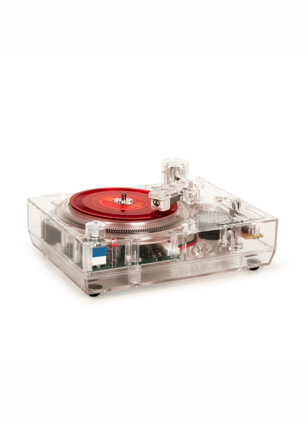 Crosley RSD2020 Mini Turntable - Clear + Two 3" Post Malone records "Limited Ed." - Rock and Soul DJ Equipment and Records