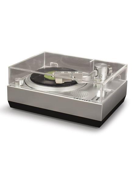 Crosley RSD3 Mini Turntable for 3-inch Vinyl Records, Silver - Rock and Soul DJ Equipment and Records