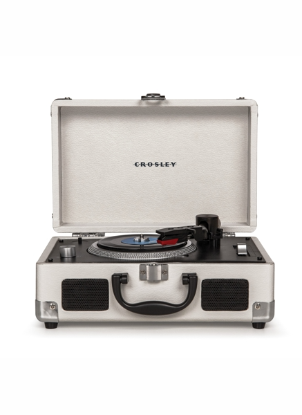 Crosley Mini Cruiser 3 Inch Turntable - White Sand - Rock and Soul DJ Equipment and Records