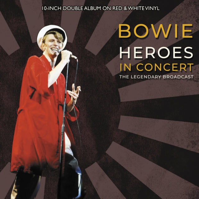 David Bowie Heroes In Concert (10" Red & White Vinyl) (2 Lp's)