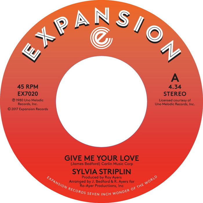 Sylvia Striplin - Give Me Your Love 7"