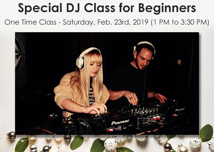 Special DJ Class for Beginners - Rock and Soul DJ Equipment and Records