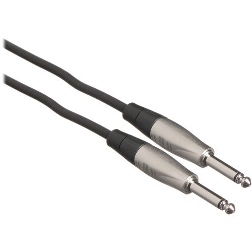 Hosa Technology Pro Unbalanced REAN 1/4" M to 1/4" M TS Cable - 20' - Rock and Soul DJ Equipment and Records