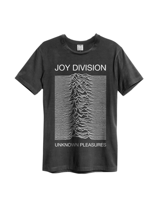 Joy Division Unknown Pleasures Vintage T-Shirt (Charcoal)