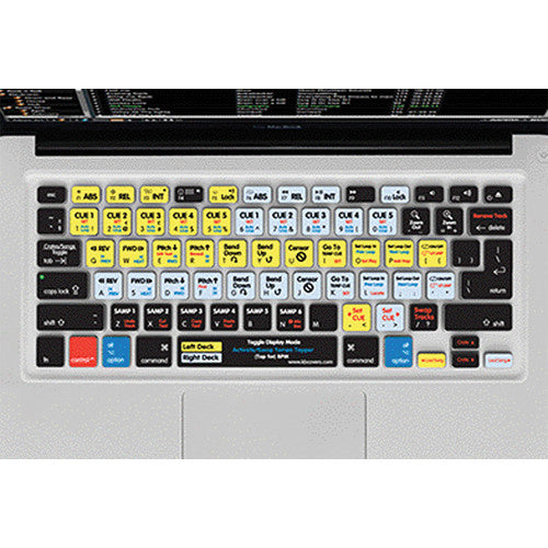 KB Covers Serato Scratch LIVE/ITCH Keyboard Cover for MacBook, MacBook Air & MacBook Pro (Unibody, Black Keys)